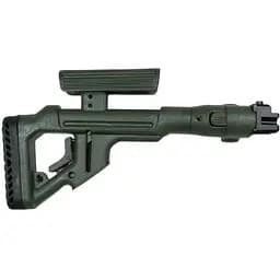 Приклад складаний Fab Defense UAS для AK 47 полімер зелений UASAKP