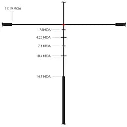 Приціл оптичний Hawke Endurance FD 2-12x50 сітка LR2 з підсвічуванням - мініатюра 5
