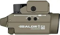 Ліхтар з ЛЦВ Olight Baldr S Green Laser Flat Dark Earth - мініатюра 5