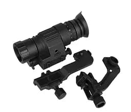 Монокуляр нічного бачення Night Vision PVS-14 4х (до 400м) + набір кріплень на шолом - мініатюра 4