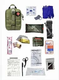 Аптечка укомплектованная №9 в подсумке с быстрым сбросом