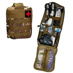 Индивидуальная аптечка первой помощи IFAK Individual Kit (с турникетом CAT 7) камуфляж