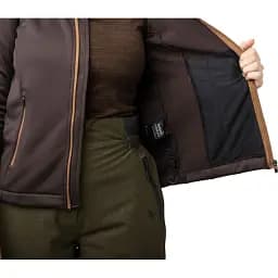 Кофта Seeland Emily fleece M Коричневий - мініатюра 5