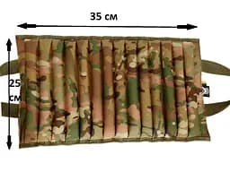 Килимок для сошок стрілецький GEN 1 35×25 см | Малий мат із піском для стабільності зброї - мініатюра 2