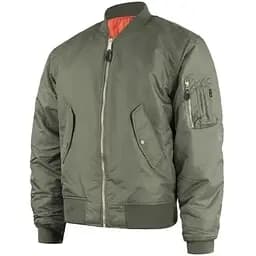 Тактична куртка бомбер Mil-Tec ma-1 flyers basic оливкова 10402001-S