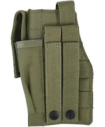 Кобура під пістолет Kombat UK Molle Gun Holster Зелений (KB-MGH-COY) - мініатюра 3