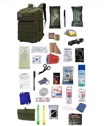 Укомплектованный медицинский тактический рюкзак №1 темно-зеленый