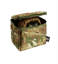 Підсумок захисний для тактичних активних навушників на MOLLE | Чехол для захисту та перенесення