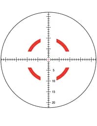 Приціл оптичний Trijicon VCOG 1-8x28 illum. Red MRAD Crosshair - мініатюра 3