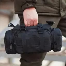 Рюкзак тактичний з підсумками Digital Eagle B08 55 літр / Військовий, штурмовий / Вірменський Чорний - мініатюра 5