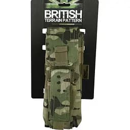 Подсумок для АК и пистолетного магазина Kombat UK Single Mag Pouch with Pistol Mag (1000-kb-smpp-btp)