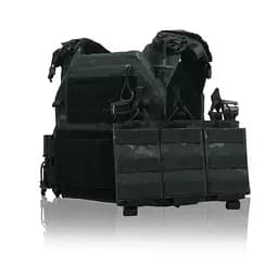 Плитоноска Kiborg GU gen.2 + 3 підсумки Black Multicam (1000-k77003) - мініатюра 5