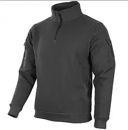 Кофта тактична Чорна Mil-Tec Tactical Sweatshirt 11472502 - М