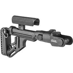 Приклад складаний Fab Defense для для АКМС складаний вниз регульована щока чорний