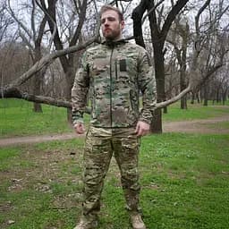 Куртка тактична Klost Double Weave HOOD мультикам
