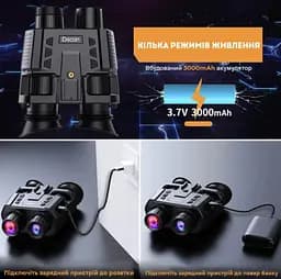 Бінокуляр (прилад) нічного бачення NV8000 + кріплення Wilcox L4G24 (металеве) на шолом - мініатюра 9