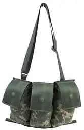 Підсумок тактичний для трьох магазинів М16, M4 Molle II Bandoleer Ammunition Pouch піксель - мініатюра 6
