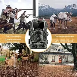 Фотопастка 4G камера для полювання з передачею 4K відео у смартфон Suntek HC-801Pro, 30мп фото (100829) - мініатюра 4