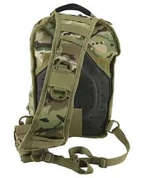 Рюкзак тактичний однолямковий Kombat UK Mini Molle Recon Shoulder Bag 10л Мультикам (1000-kb-mmrsb-btp) - мініатюра 3