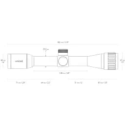 Приціл оптичний Hawke Vantage 4x32 сітка 30/30 Duplex - мініатюра 3