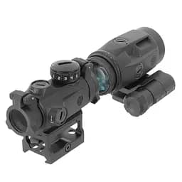 Коліматорний приціл Sig Sauer Romeo-MSR 2MOA red dot зі збільшувачем Juliet3-Micro 1-3X (SORJ72001)