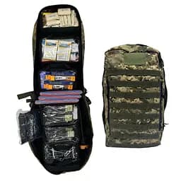 Аптечный набор (тактический рюкзак) военного медика с турникетами ДНЕПР