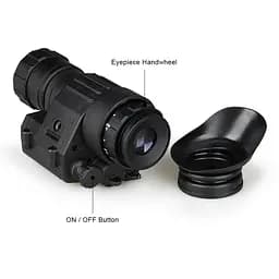 Монокуляр нічного бачення Night Vision PVS-14 4х з J-arm кріпленнями на шолом - мініатюра 3