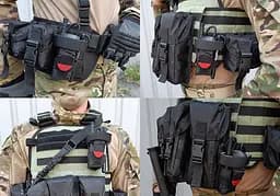 Підсумок під турникет чорний (MOLLE, CAT, підсумок на розгрузку, жилет, РПС) - мініатюра 4