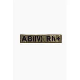 Шеврон АВ(ІV) Rh + на пікселі 12 х 2,5 см (2000989177531A) - мініатюра 1