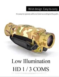Прилад нічного бачення NV 535С Night Vision монокуляр (до 200м у темряві) Камуфляж - мініатюра 2
