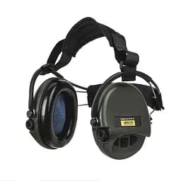 Активні захисні навушники Sordin Supreme Pro-X Neckband Olive із заднім тримачем під шолом (76302-X-S) - мініатюра 4