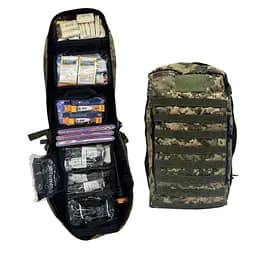 Аптечный набор (тактический рюкзак) военного медика с турникетами CAT 7