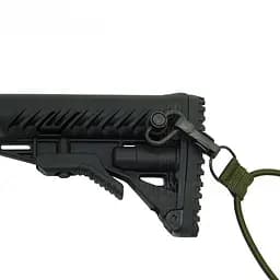 Приклад телескопічний з амортизатором Fab Defense для AK 47 зелений - мініатюра 3