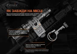 Кріплення на зброю для тактичних ліхтарів Fenix ALG-15 - мініатюра 7