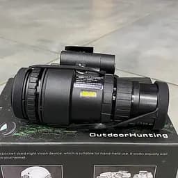 Прилад нічного бачення Монокуляр PVS-18 1х32 з кріпленням Wilcox L4G24 на шолом + підсумок - мініатюра 3