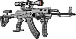 Приклад складаний Fab Defense для для АКМС складаний вниз регульована щока чорний - мініатюра 2