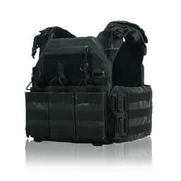 Плитоноска Kiborg GU gen.2 + 3 підсумки Black Multicam (1000-k77003) - мініатюра 8