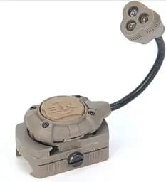 Тактичний ліхтар на шолом Night Evolution (білий + червоний + ІЧ світло) Койот