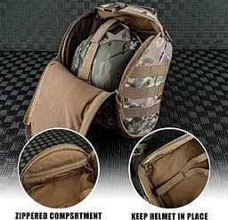 Сумка підсумок Mil-Tec для шолома з кріпленням Molle (Мультикам) - мініатюра 5