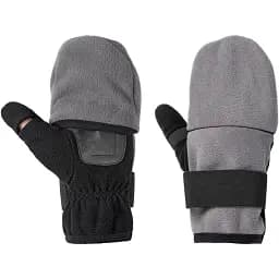 Рукавички Viking Fishing Ice Pro Gloves M (fleece) 5 cut finger+cover Grey-graphite - мініатюра 2