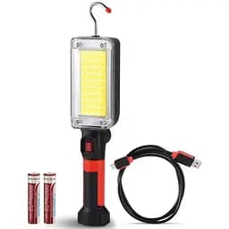 Фонарь для СТО WD-355 с крючком и магнитами аккумуляторный, подвесная автомобильная лампа