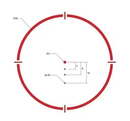 Приціл коліматорний Sig Optics ROMEO8H BALLISTIC CIRCLE DOT, 0.5 MOA ADJ, BLACK - мініатюра 6