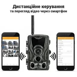 Фотопастка 4G камера для полювання з передачею 4K відео у смартфон Suntek HC-801Pro, 30мп фото (100829) - мініатюра 3