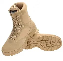 Черевики тактичні демісезонні Mil-Tec Side Zip Boots із блискавкою койот 12822104 розмір 48