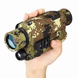 Тактичний монокуляр нічного бачення NoHawk PJ2-0532 (до 200м) Камуфляж - мініатюра 3