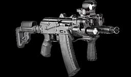 Цівка тактична Fab Defense для AK 74У 4 планки чорна - мініатюра 2