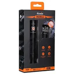 Ліхтар тактичний ручний Fenix PD35R ACE LED 2000 лм + наключний ліхтар CL01 (помаранчевий) | Лімітована серія - мініатюра 8