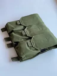 Підсумок потрійний для магазинів АК закритий з MOLLE на кнопках(Олива)