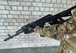 Ремінь збройовий трьохточковий тактичний 3-point чорний (трьохточка) - мініатюра 6