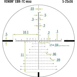 Приціл оптичний Vortex Venom 5-25x56 FFP сітка EBR-7C MRAD - мініатюра 9